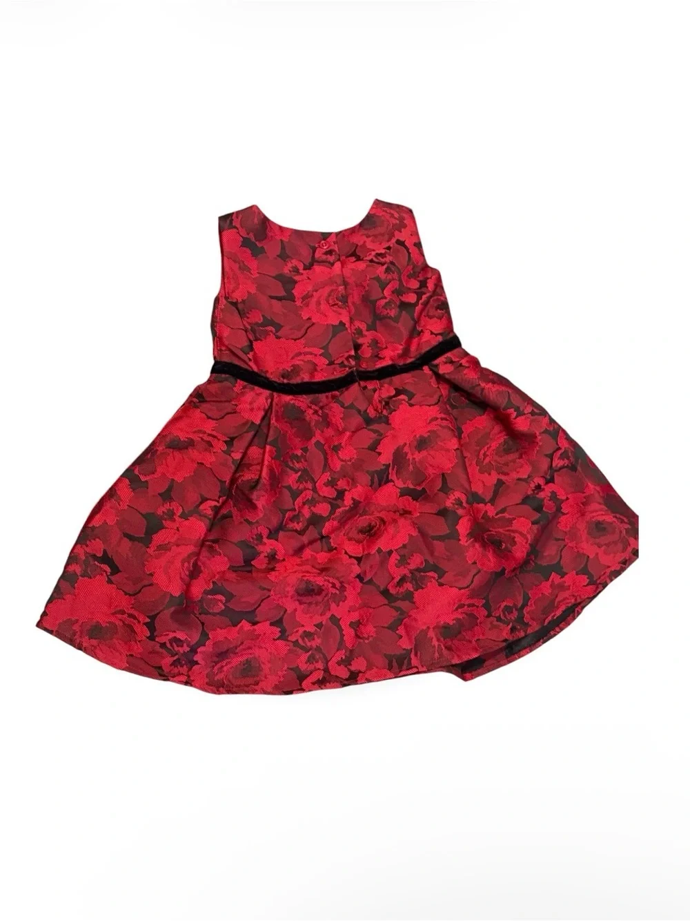 The Children's Place Red Floral Holiday Dress for Girls